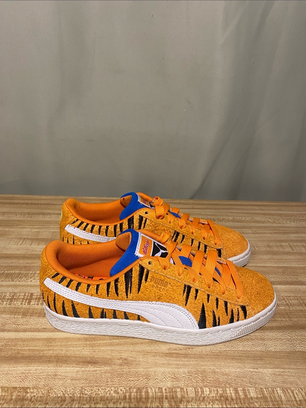 PUMA x Kellogg’s Frosted Flakes Seude Tony the Tiger 70th Anniversary Shoes 5.5